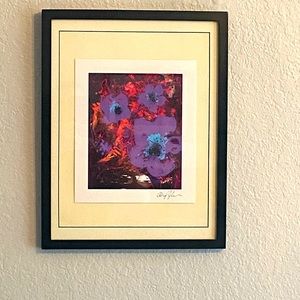 Purple Desire by Dominic Pangborn art with Authentication